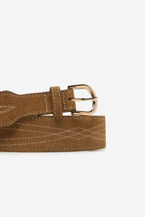 Cortefiel Cowboy belt Nude