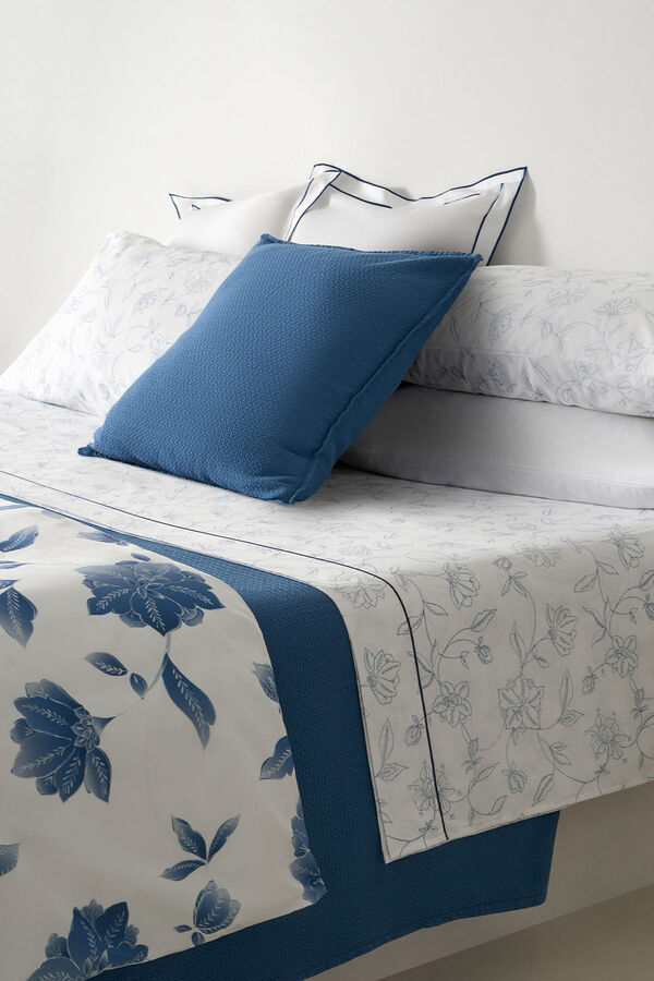 Cortefiel Tender bed linen set 180-200 cm Blue