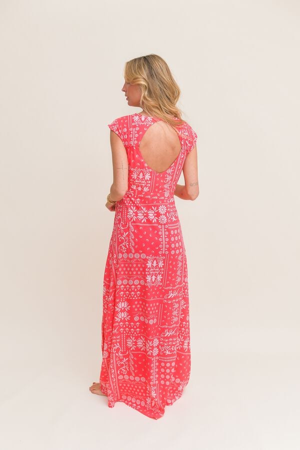 Jaase Vestido comprido Remy Vermelho
