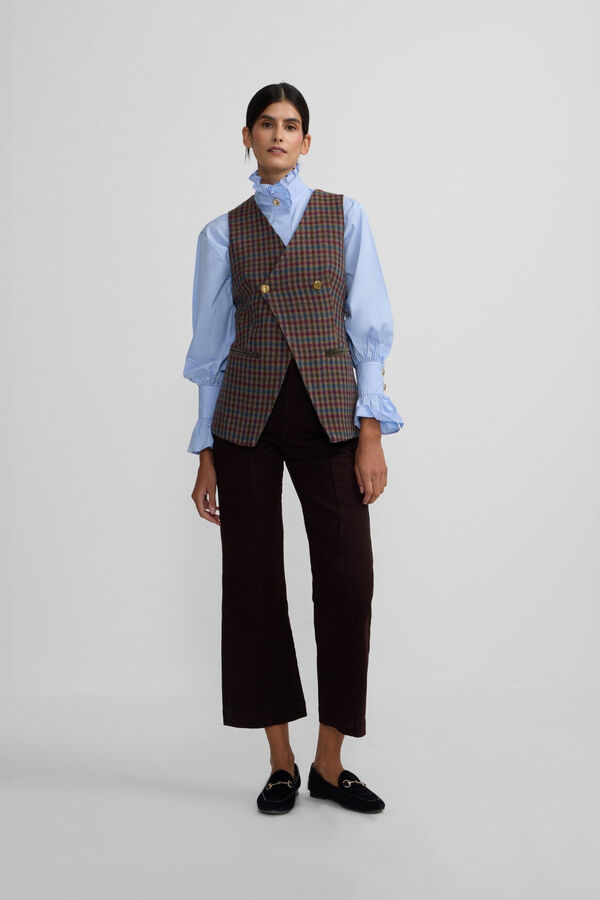 Silbon Calça de culotte Castanho
