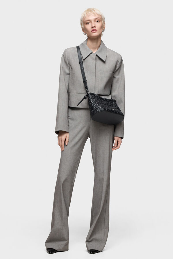 Tous TOUS Puffy Bear medium black crossbody bag Black