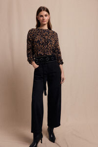 Slowlove Calça jeans estilo barril