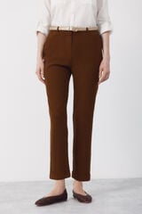 Cortefiel Linen trousers Kaki