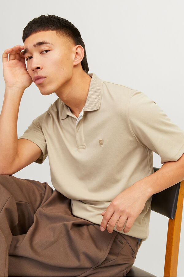 Jack & Jones Polo clássico Castanho