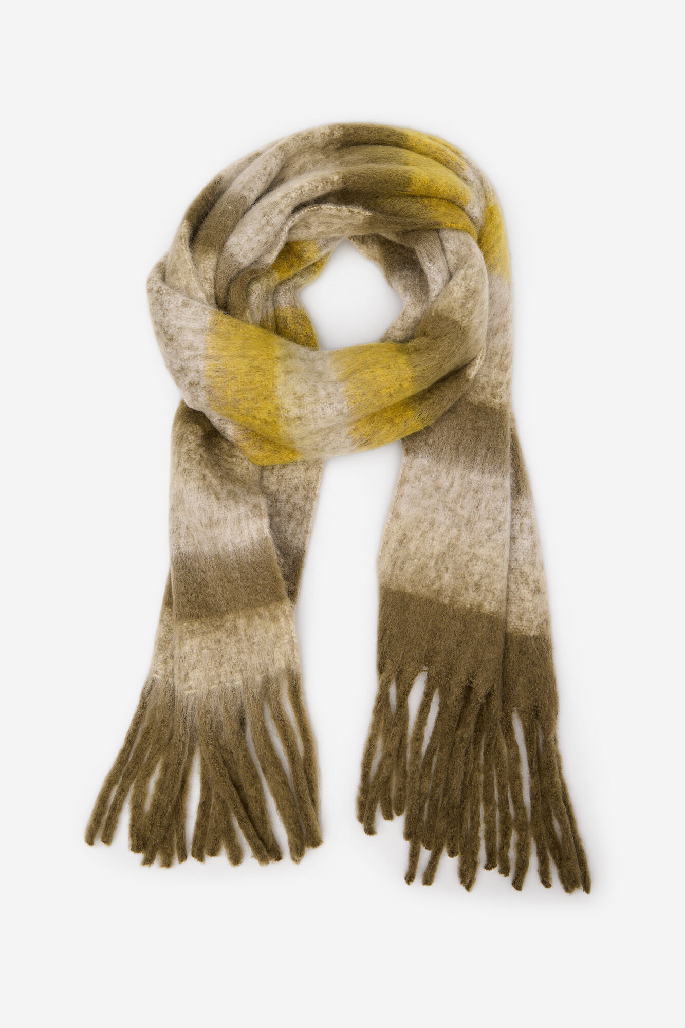 Cortefiel striped striped scarf