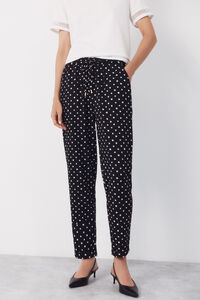 Cortefiel Flowy textured trousers