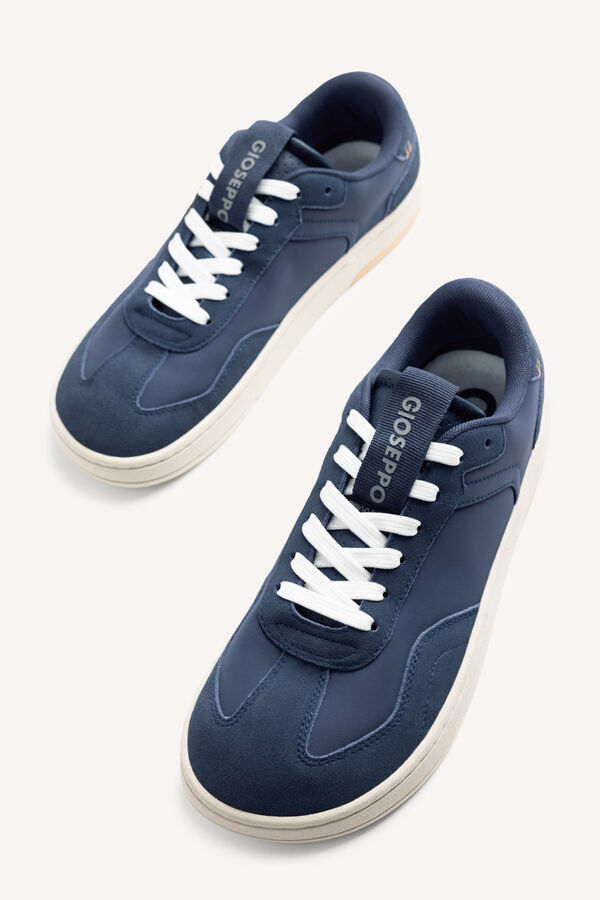 Gioseppo Chinelos de pele Masasi Azul