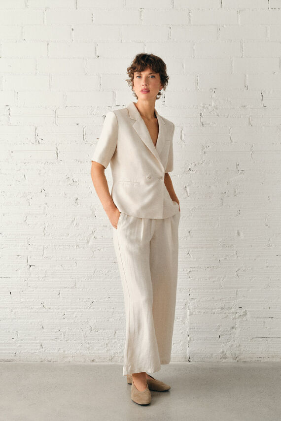 Blazer de mujer de manga corta