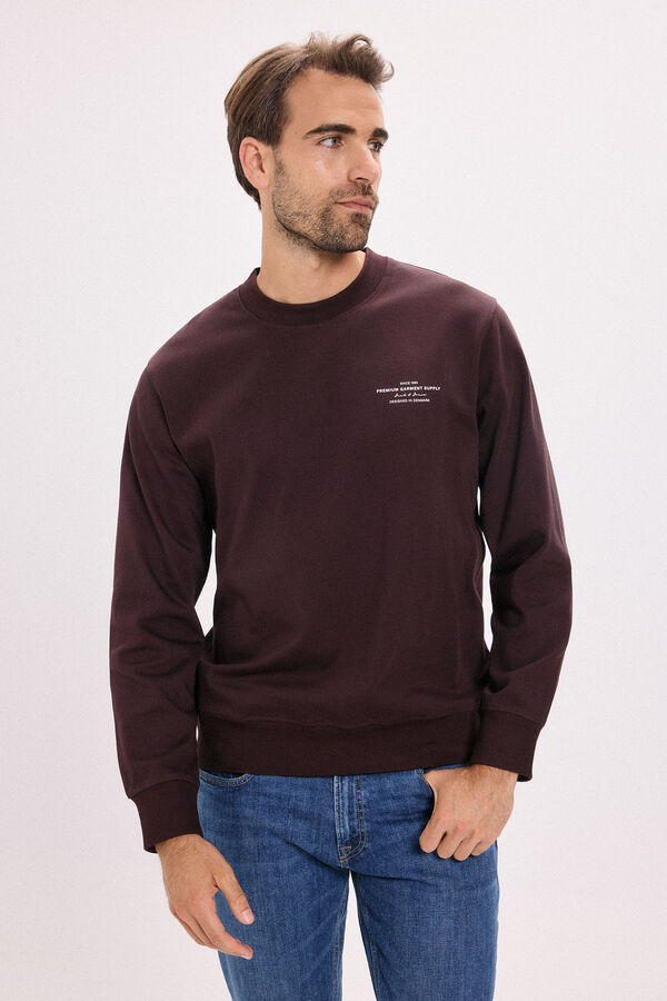 Jack & Jones Sweatshirt básico estampado  Vermelho