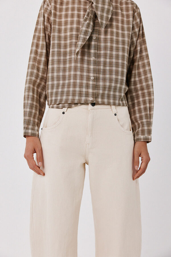 Cortefiel Barrel jeans Brown