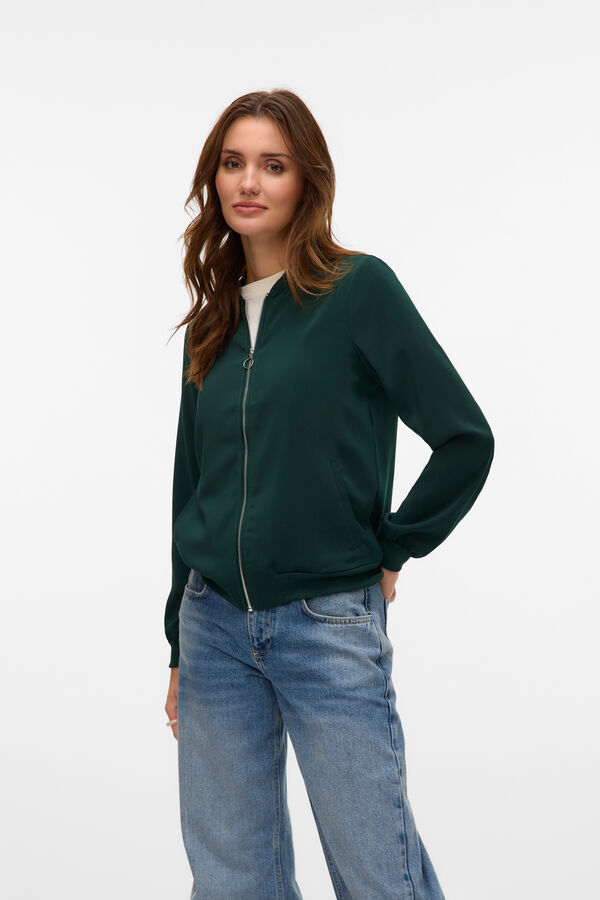 Vero Moda Blusão bomber Verde