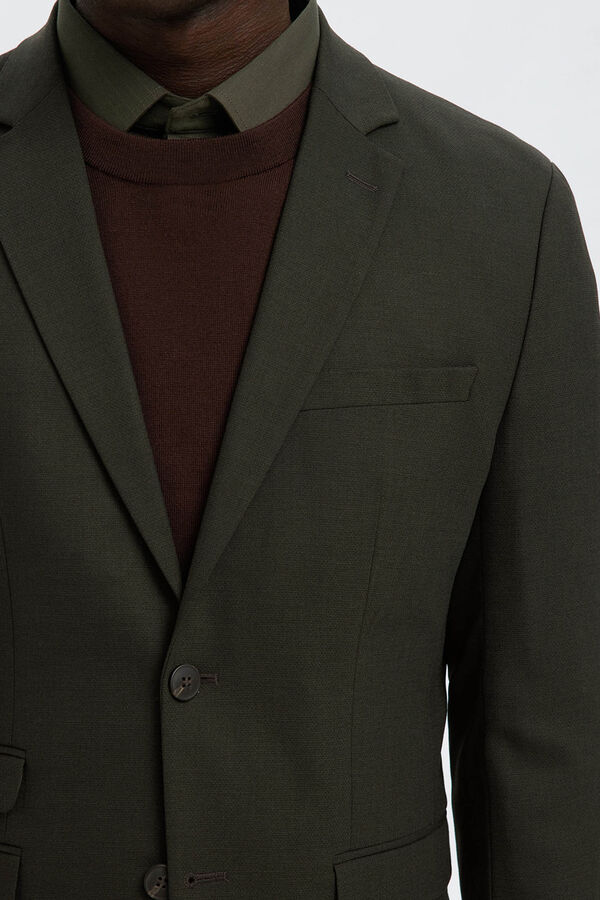 Selected Paletó Slim Fit Verde