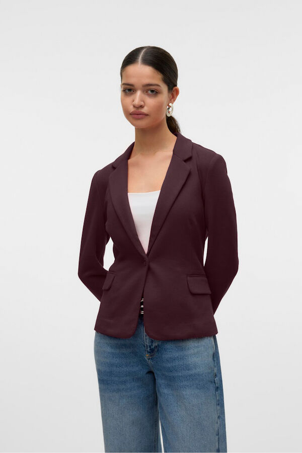 Vero Moda Jaqueta de manga comprida com bolsos Roxo