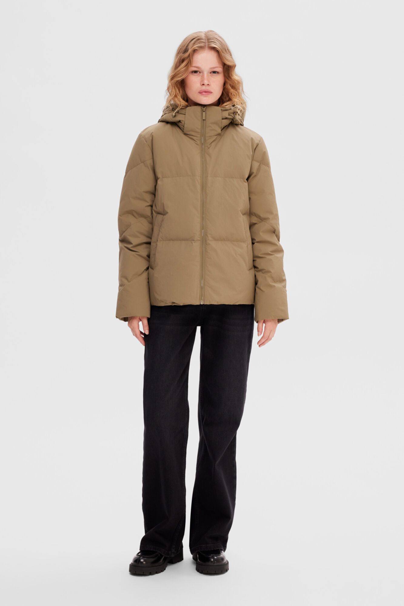Feather down parka discount