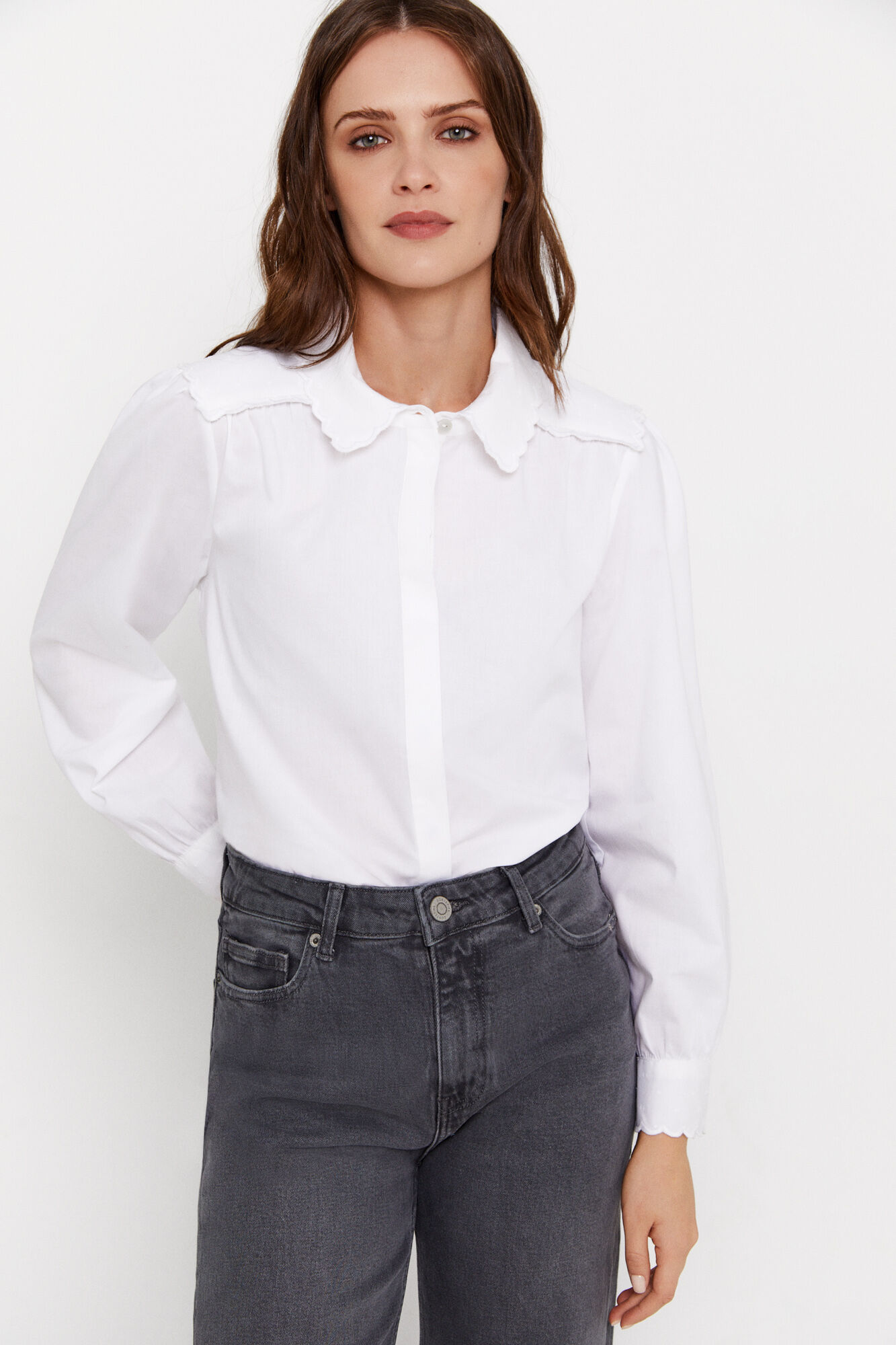 Camisa blanca mujer cortefiel new arrivals