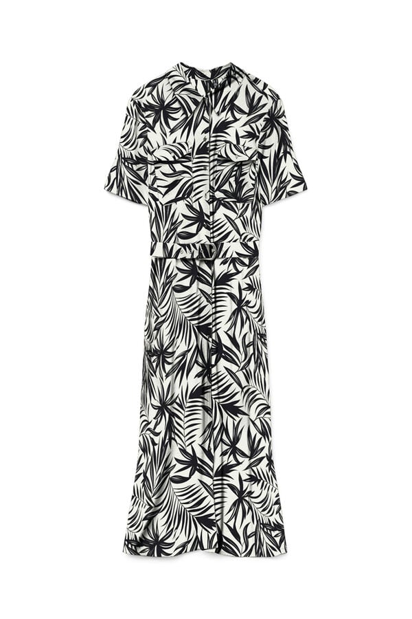 Vero Moda Vestido midi camiseiro Branco