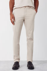 Cortefiel Regular fit chinos Beige