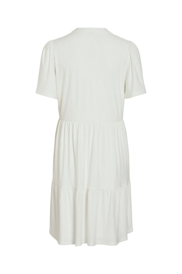 Vila Short dress with openwork details White