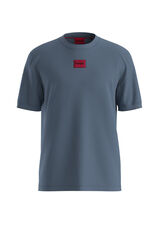 HUGO T-shirt de manga curta Azul