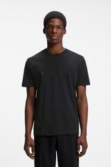 HUGO Short sleeve T-shirt Black