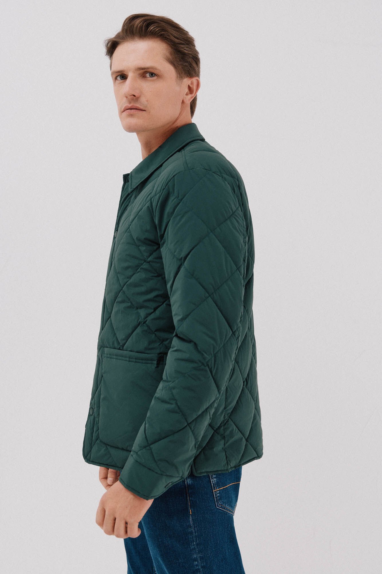 Cortefiel Quilted overshirt