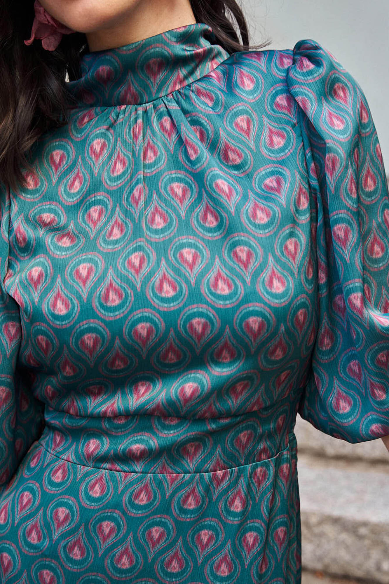 Pol&iacute;n Et Moi Vestido Longo Caricela