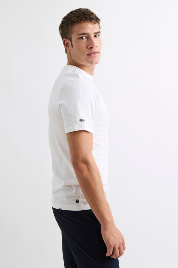Williot T-shirt Insignia Branco