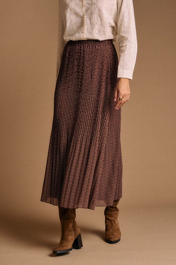 Polín Et Moi Saia plissada Berenice Castanho