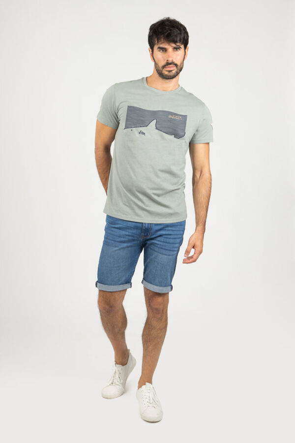 Privata T-shirt de manga curta Verde