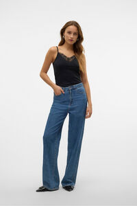 Vero Moda Top de al&ccedil;as com renda