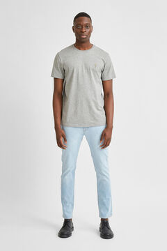 Cortefiel Short-sleeved t-shirt  Gray