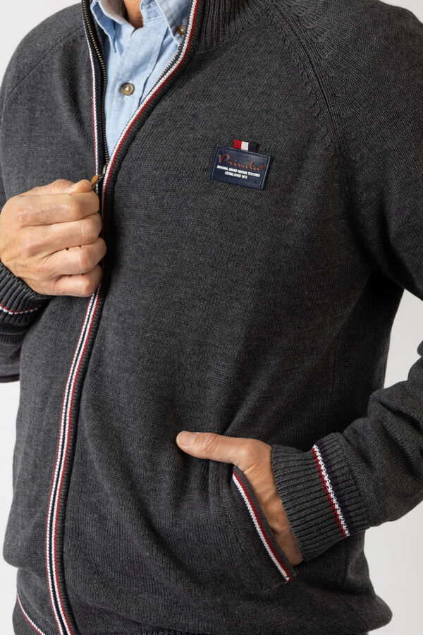 Privata Casaco de malha Cinzento