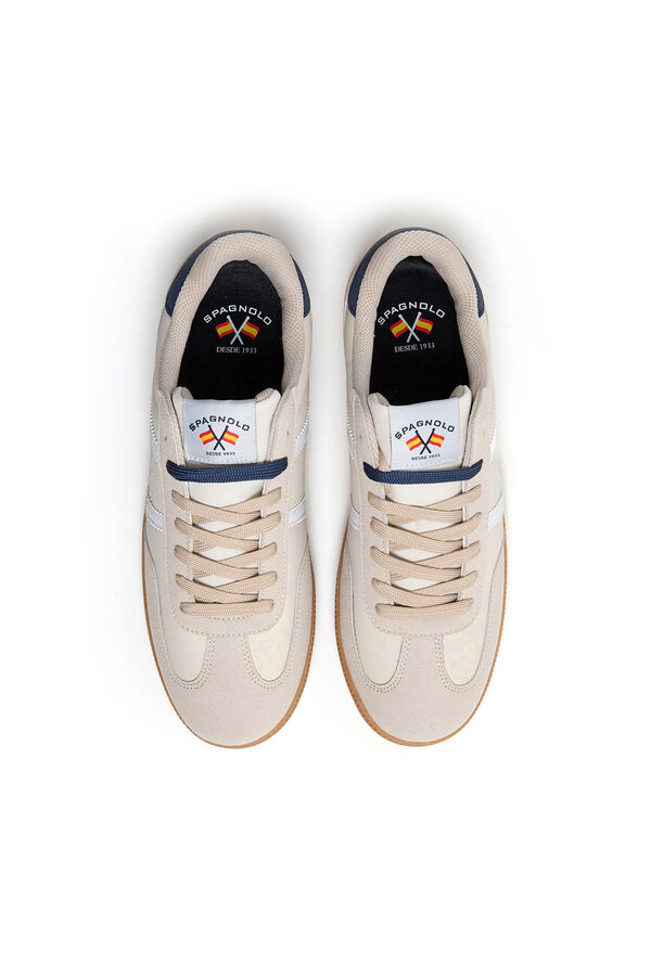 Spagnolo Sapatilhas casuais de lazer Ecru