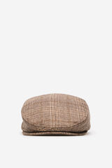 Cortefiel Boné clássico de tecido Castanho