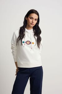Silbon Sweatshirt feminina com capuz