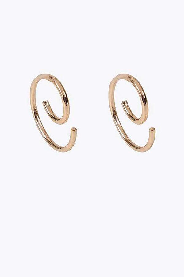 Lola Casademunt Pendientes espiral Amarillo