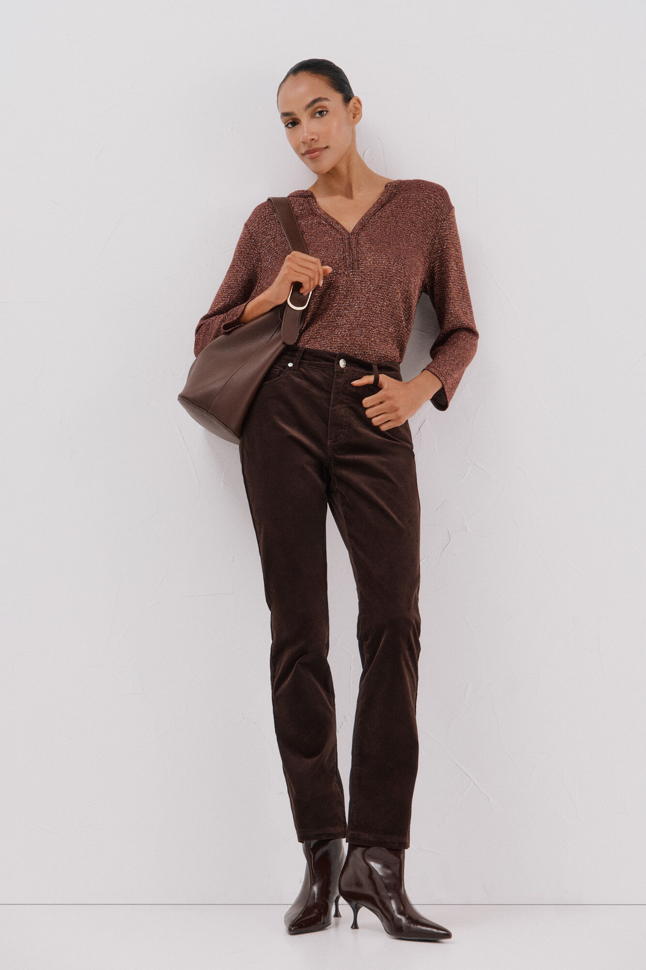 Cortefiel Sensational velvet trousers