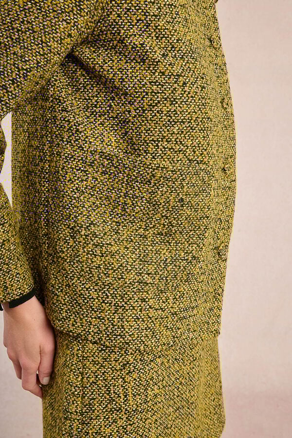 Molly Bracken Casaco curta com estampado discreta Multicolorido