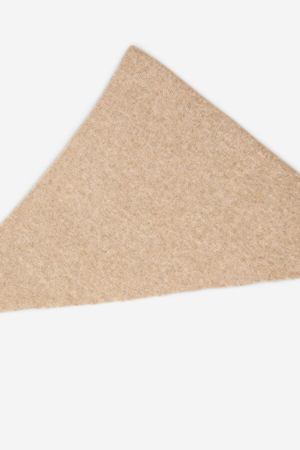 Cortefiel jersey-knit bandana Beige