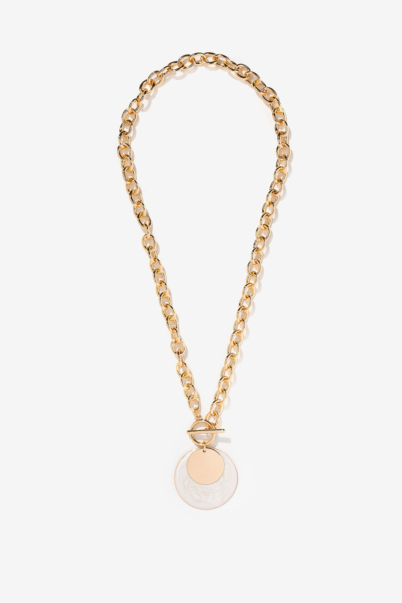 Cortefiel Collar de cadena con colgantes