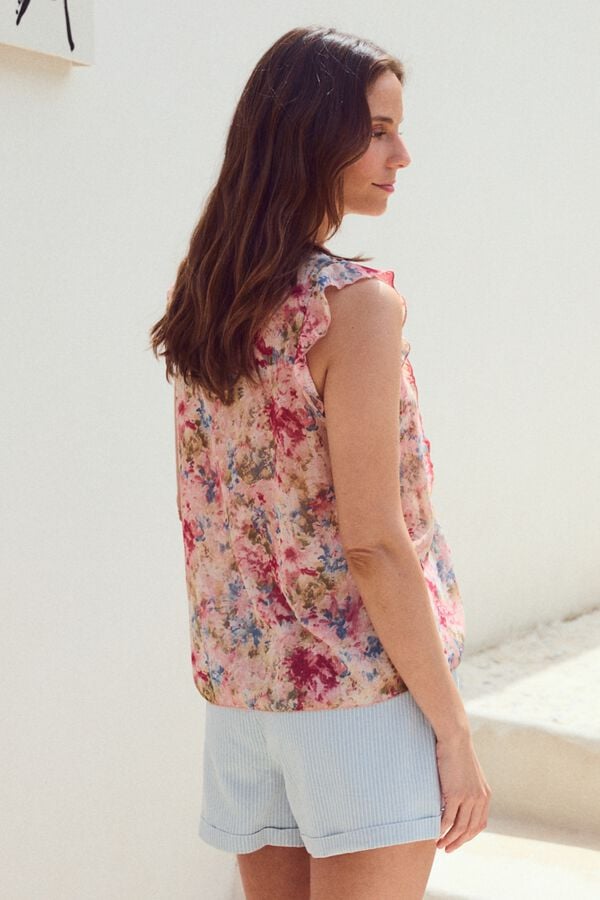 Pol&iacute;n Et Moi Camisa de flores Olga Subiu
