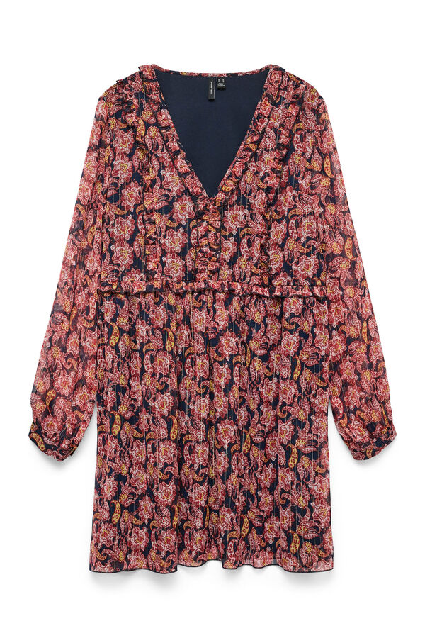 Vero Moda Vestido curto de chiffon  Azul