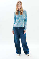 Caroll Camisola de flores Azul