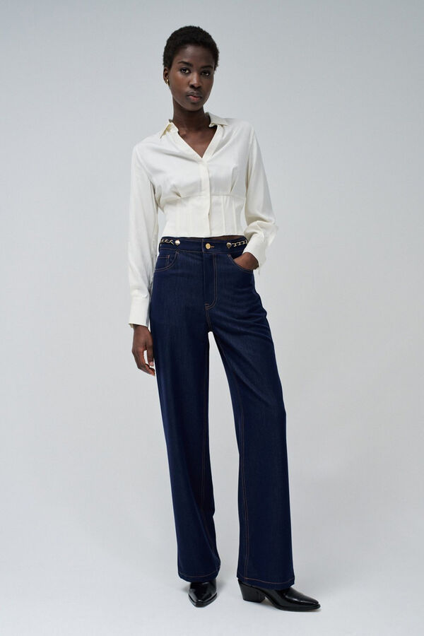 Salsa Jeans Light jeans with chain Blue