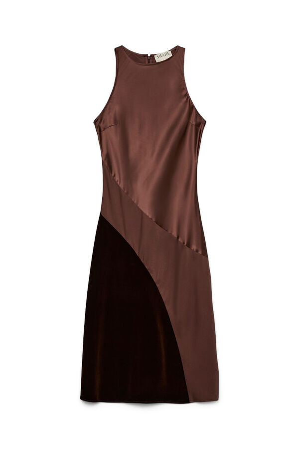 Vero Moda Vestido midi sem mangas  Roxo