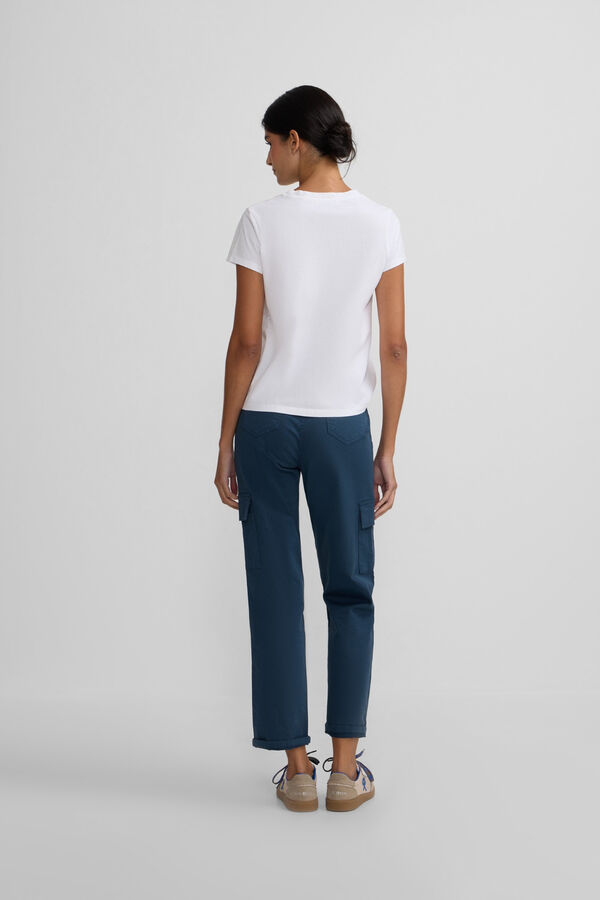 Silbon Calça cargo Azul