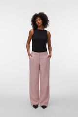 Vero Moda Pantal&oacute;n wide leg de vestir Coral