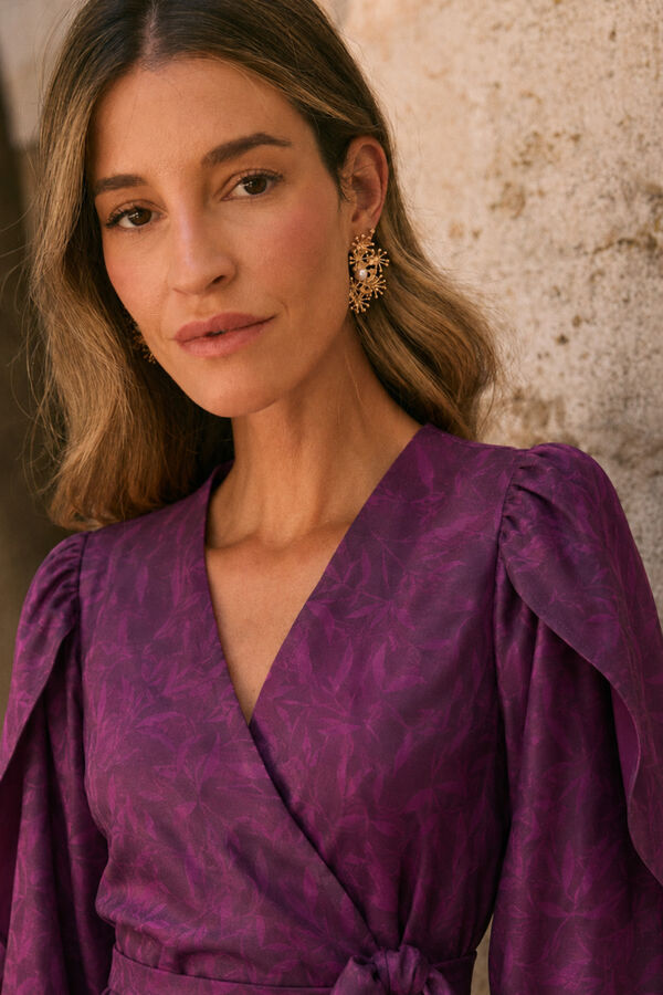 Pol&iacute;n Et Moi Villa long dress Lilac