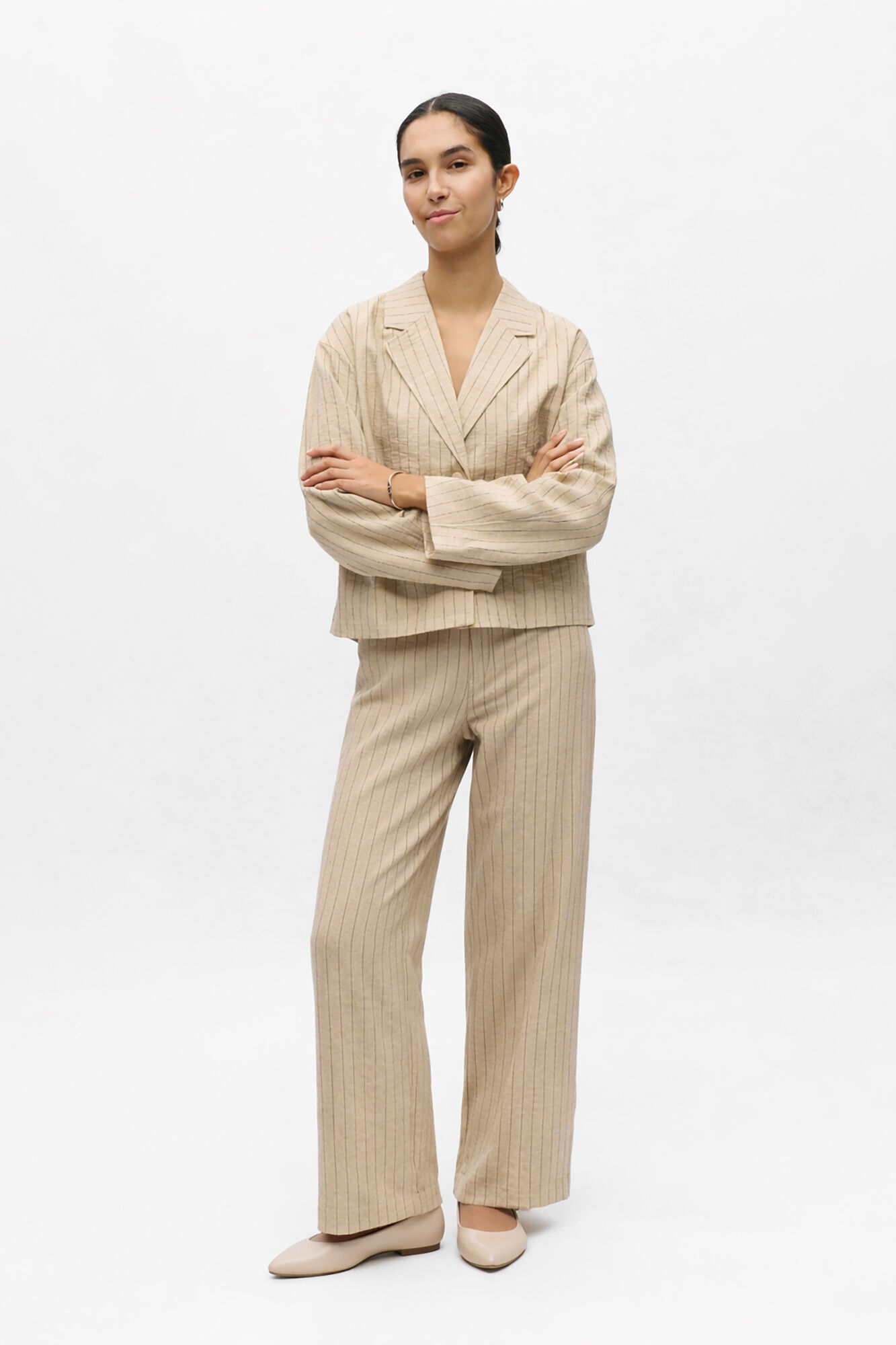 Object Blazer ligera rayas