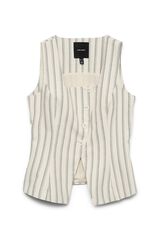 Vero Moda Colete decote quadrado Branco